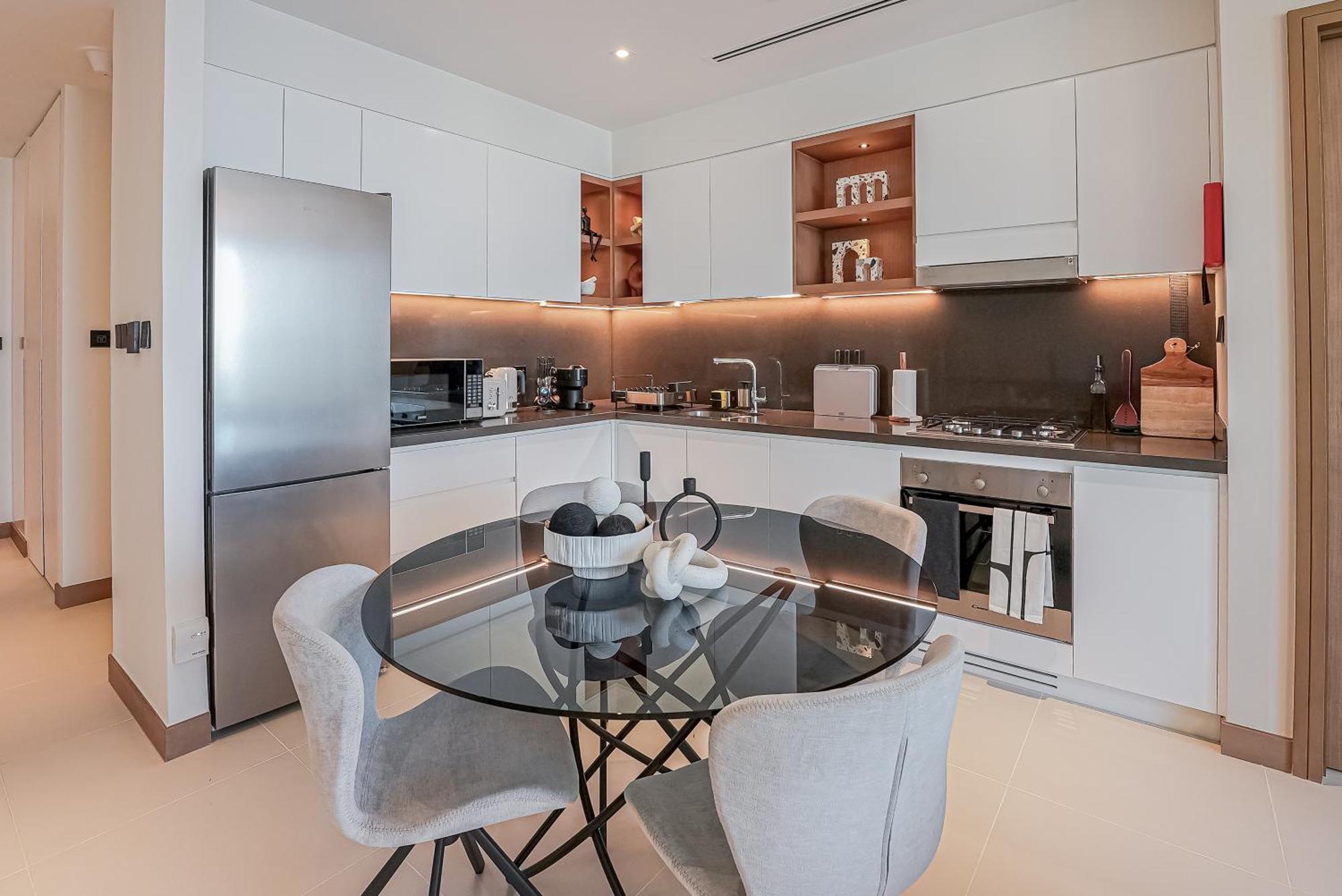 Modern 2Br High Floor Haven In Vida Dubai Marinaアパートメント エクステリア 写真