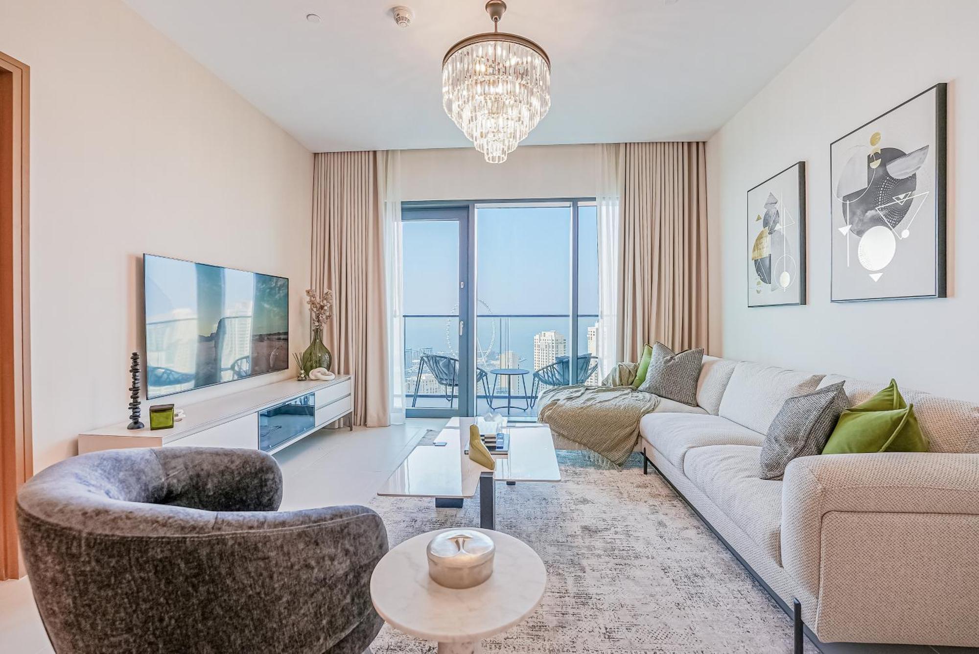 Modern 2Br High Floor Haven In Vida Dubai Marinaアパートメント エクステリア 写真